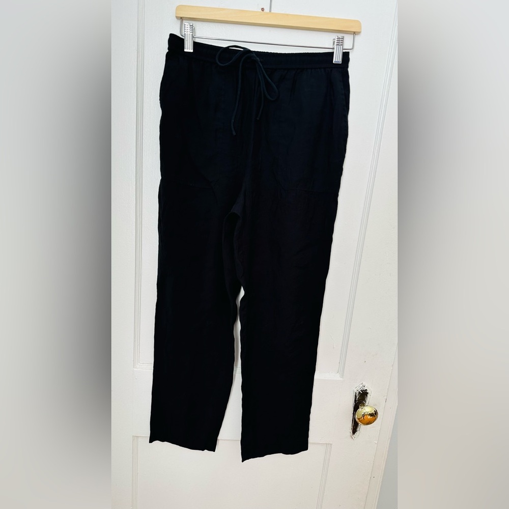 Zara black Elastic Waist Pants